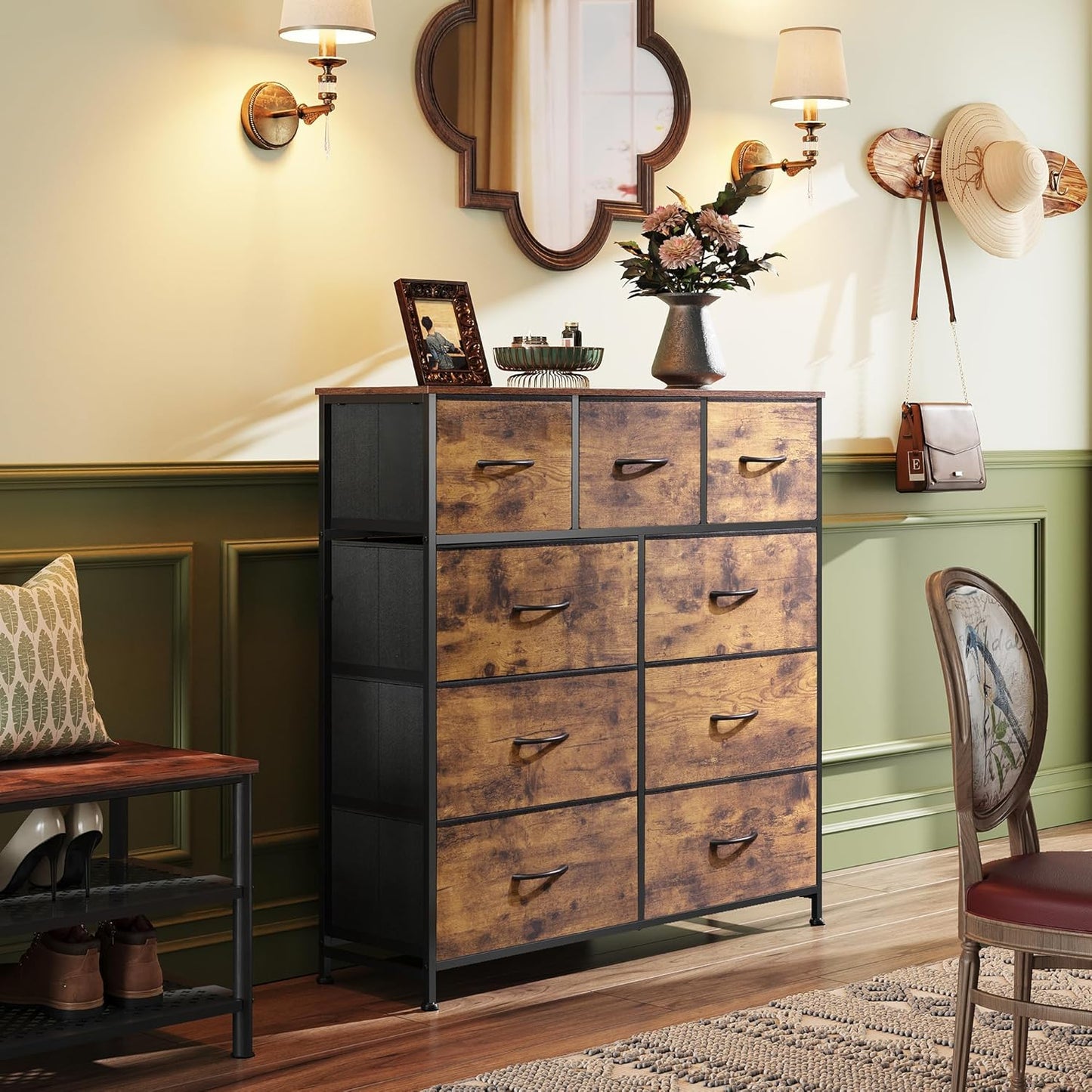 9-Drawer Storage Tower