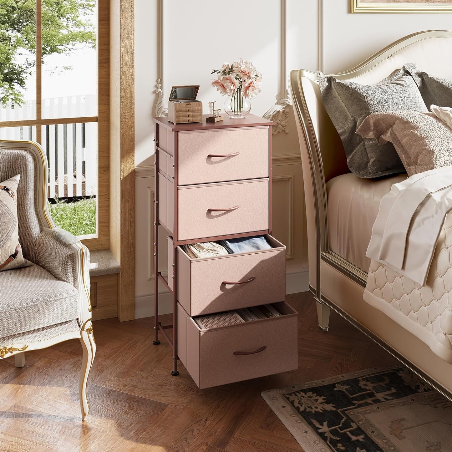 4 Drawers Dresser for Bedroom